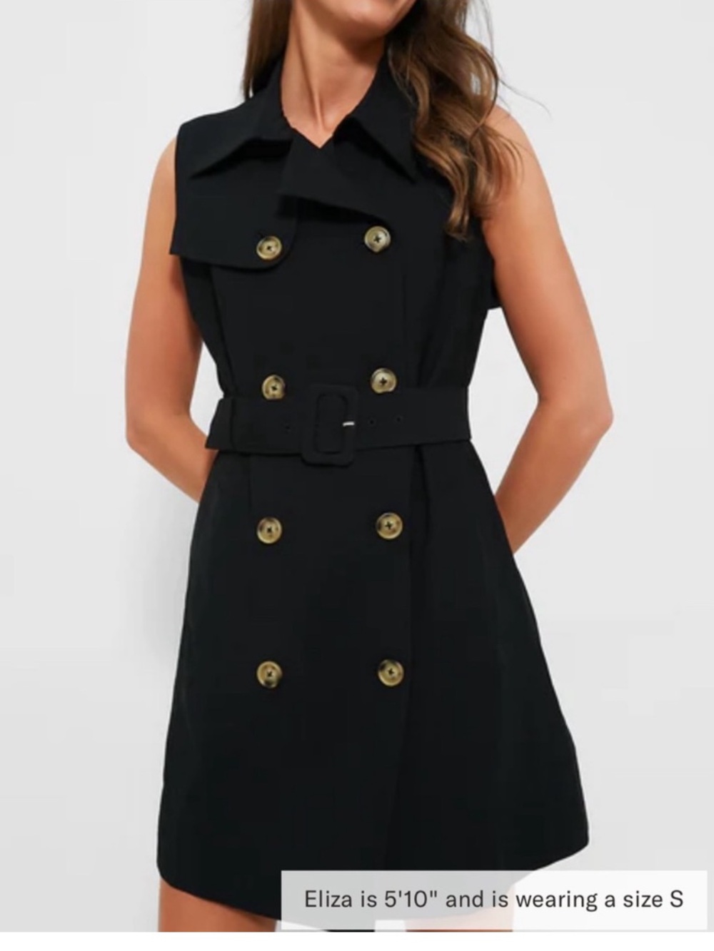 TUCKERNUCK Black Milla Trench Dress